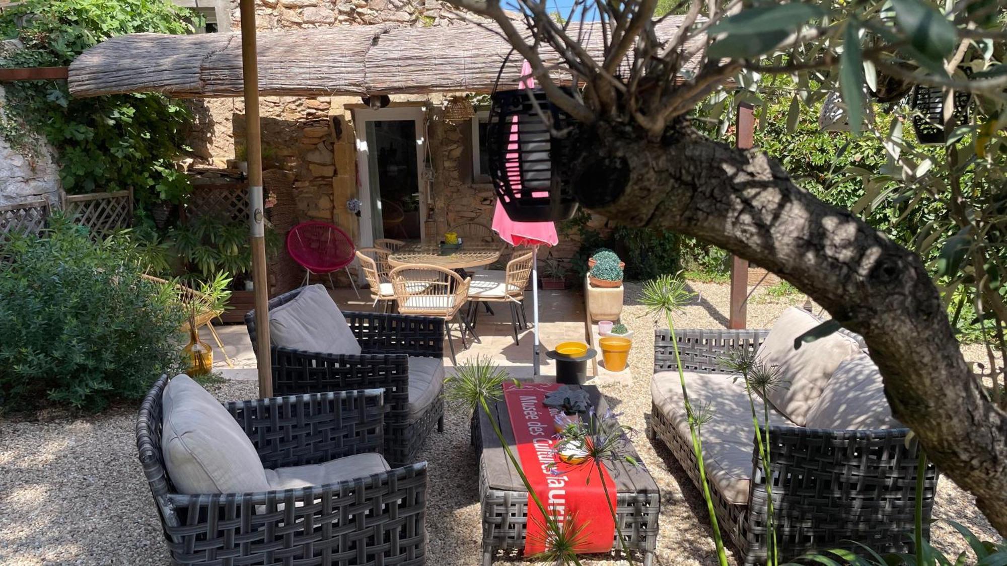 Вилла Jolie Annexe Du Mas Dans Le Coeur De La Garrigue Nimoise Ним Экстерьер фото