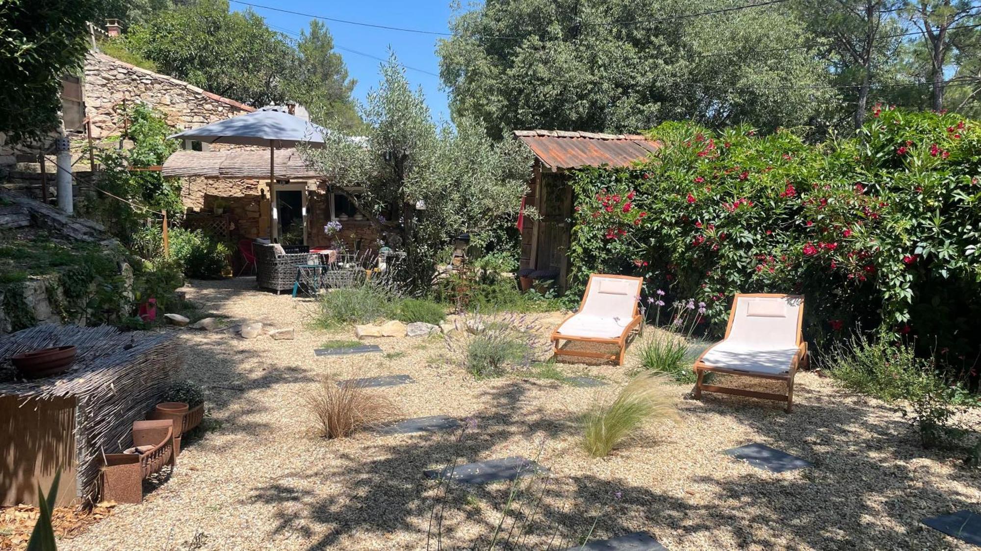 Вилла Jolie Annexe Du Mas Dans Le Coeur De La Garrigue Nimoise Ним Экстерьер фото