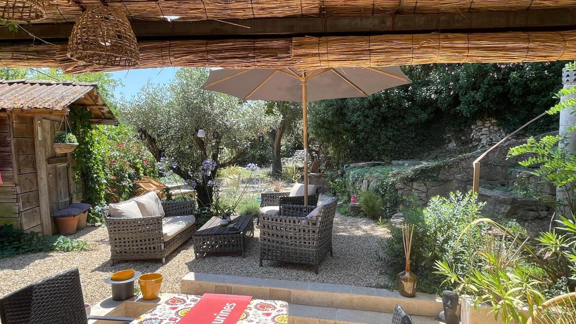 Вилла Jolie Annexe Du Mas Dans Le Coeur De La Garrigue Nimoise Ним Экстерьер фото