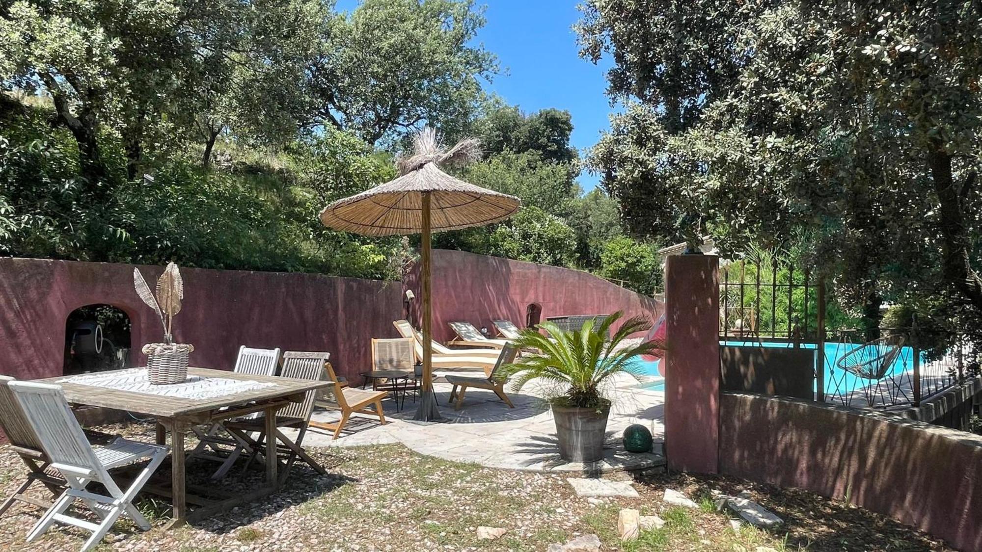 Вилла Jolie Annexe Du Mas Dans Le Coeur De La Garrigue Nimoise Ним Экстерьер фото