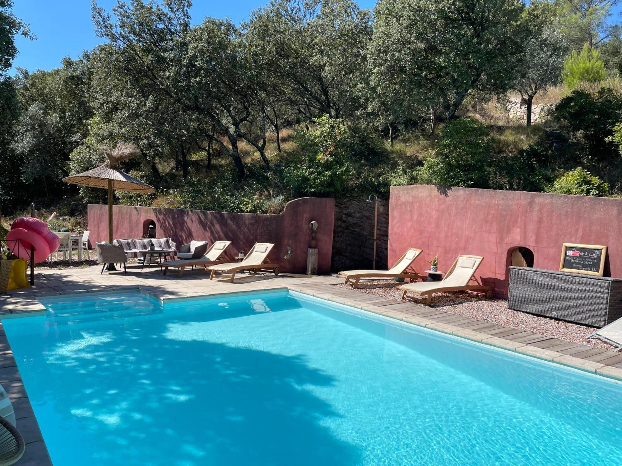 Вилла Jolie Annexe Du Mas Dans Le Coeur De La Garrigue Nimoise Ним Экстерьер фото